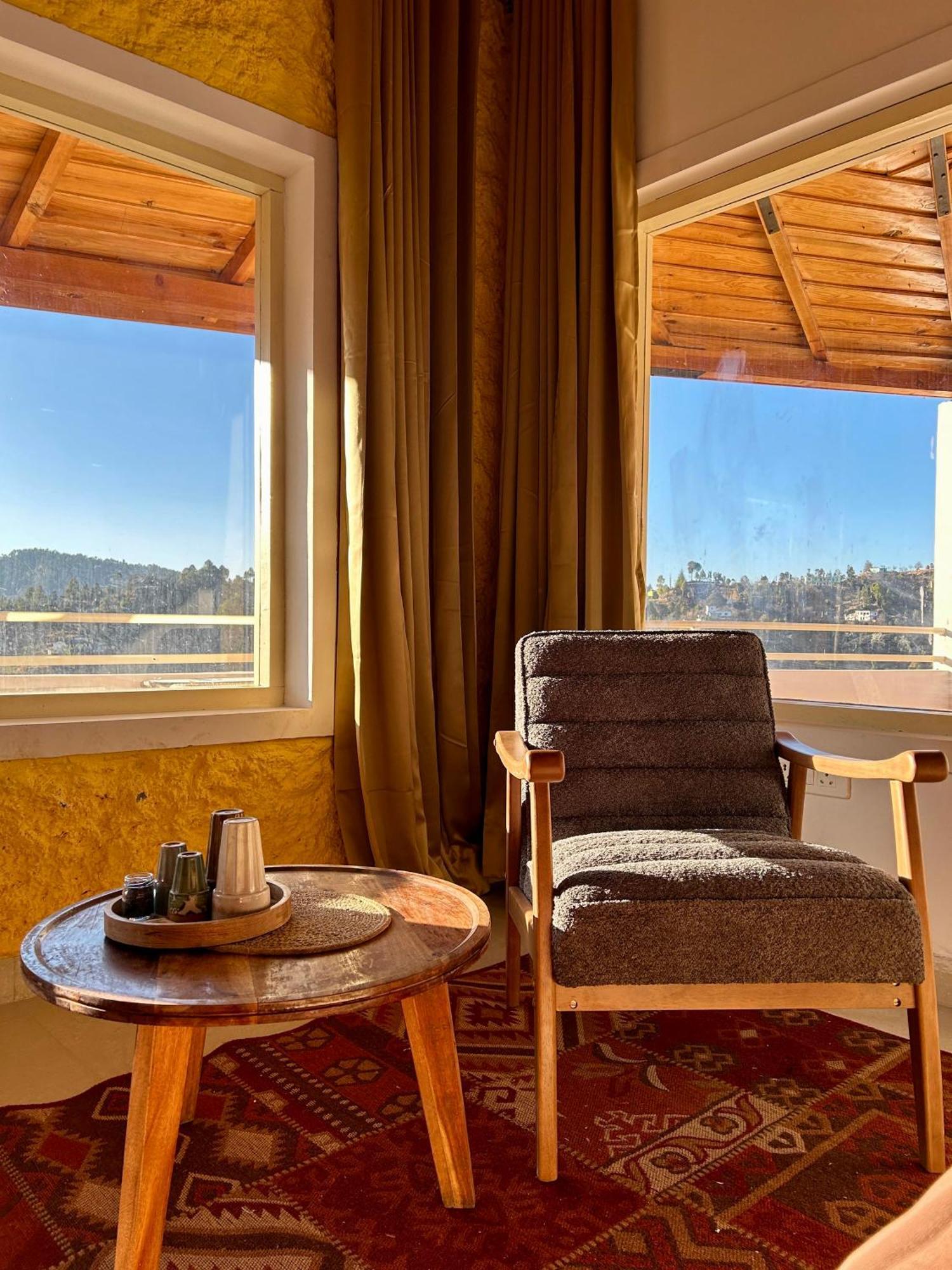 Nazaara -Thhpsociety - Mukteshwar - Witness The View From Your Bed ภายนอก รูปภาพ